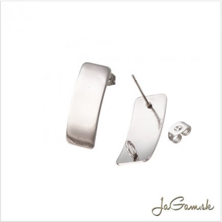 Náušnicové puzety 25x10mm CHIRURGICKÁ OCEĽ, 2ks (CH1685)